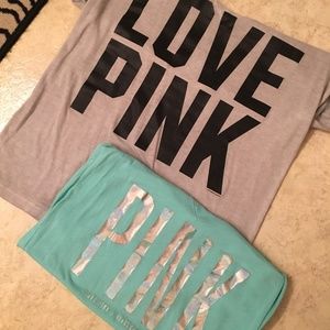 VS PINK V-Neck Tee Bundle